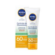Protetor Solar NIVEA SUN UV Face Controle de Oleosidade Cor Média FPS60 50ml