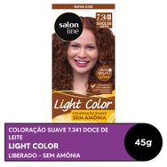 Coloração Salon Line Light Color Profissional 7.341 Doce de Leite