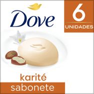 Kit Sabonete Em Barra Dove Karité 6 Unidades