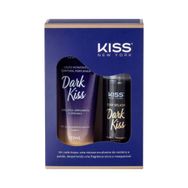 Kit Kiss New York Body Splash + Loção Corporal Dark Kiss