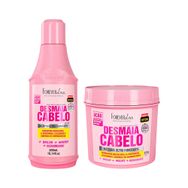 Kit Forever Liss Desmaia Cabelo Shampoo 300ml + Máscara 200g