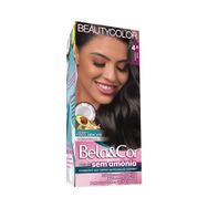 Coloração Bela&Cor Sem Amônia 4.0 Castanho Médio