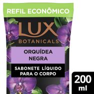 Sabonete Liquido Lux Refil Botanicals Orquídea Negra 200ml