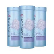 Kit 3 Descolorantes Wella Professionals Blondor Multi Blonde Powder