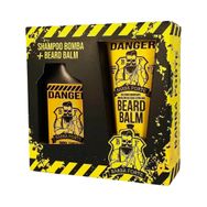 Kit Barba Forte Shampoo + Beard Balm Danger Travel Size