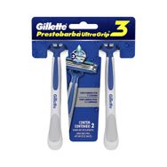 Aparelho Gillette Prestobarba UltraGrip 3 Cabo Fixo 2 Unidades