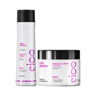 Kit Eico Shampoo + Máscara Liso Mágico 600g