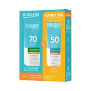 Kit Sunless Protetor Solar FPS 50 + FPS 70 320g