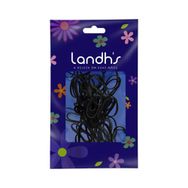 Elástico de Silicone Landh's Preto 50 Unidades