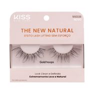 Cílios Postiços Kiss New York The New Natural Gold Hoops